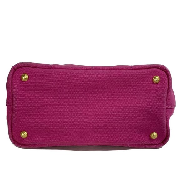 Auth PRADA CANAPA MINI B2439G Pink Canvas - Tote Bag - Picture 5 of 6